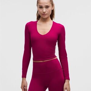 Lululemon Athletica Nulu Ribbed V-Neck